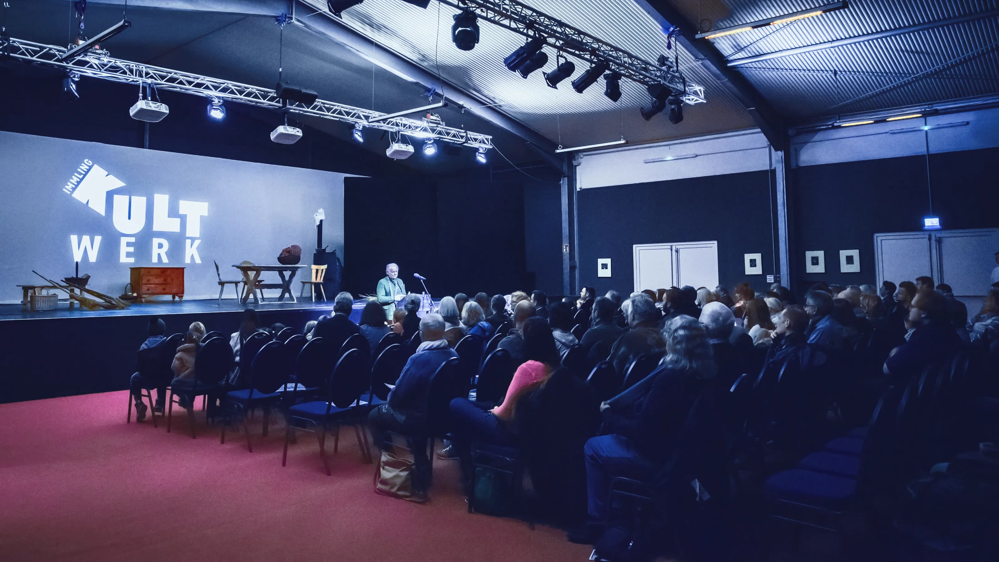 Sonnenuntergang über Immling